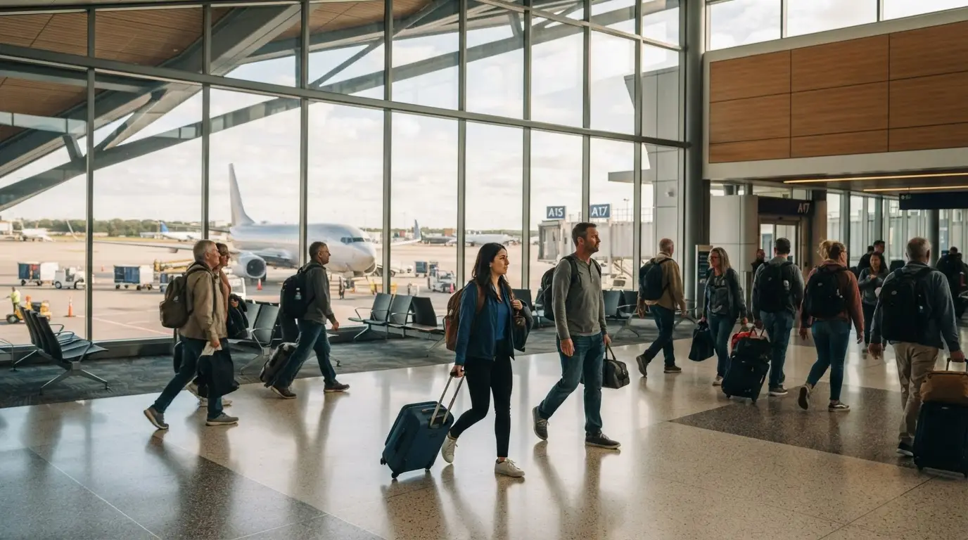 U.S. domestic travel and airport